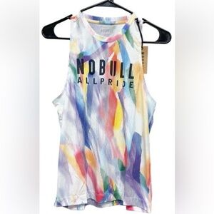 NoBull Womens All Pride Rainbow Racerback Tank Top Athletic Cross Fit Gym Medium